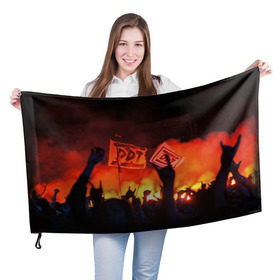 Флаг 3D с принтом ДДТ в Белгороде, 100% полиэстер | плотность ткани — 95 г/м2, размер — 67 х 109 см. Принт наносится с одной стороны | ddt | ддт | русский рок | шевчук