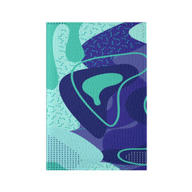 Обложка для паспорта матовая кожа с принтом Sky pattern в Белгороде, натуральная матовая кожа | размер 19,3 х 13,7 см; прозрачные пластиковые крепления | Тематика изображения на принте: 3d | abstraction | абстракция | геометрия | грани | линии | полигоны | сочетания | текстура | треугольники