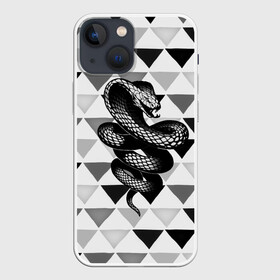 Чехол для iPhone 13 mini с принтом Snake в Белгороде,  |  | 3d | snake | животные | змея | ползучие | хладнокровные | чешуя