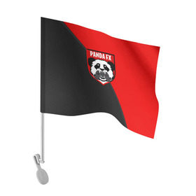 Флаг для автомобиля с принтом PandafxTM в Белгороде, 100% полиэстер | Размер: 30*21 см | 7f united | fifa | pandafx | панда