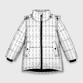 Зимняя куртка для девочек 3D с принтом Fuck You (Цвет Белый) в Белгороде, ткань верха — 100% полиэстер; подклад — 100% полиэстер, утеплитель — 100% полиэстер. | длина ниже бедра, удлиненная спинка, воротник стойка и отстегивающийся капюшон. Есть боковые карманы с листочкой на кнопках, утяжки по низу изделия и внутренний карман на молнии. 

Предусмотрены светоотражающий принт на спинке, радужный светоотражающий элемент на пуллере молнии и на резинке для утяжки. | boxing | mayweather | mcgregor | ufc | you | конор | макгрегор | мейвейзер | флойд