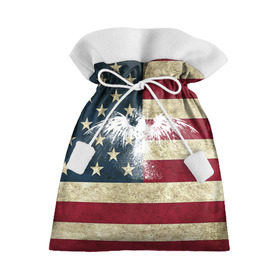Подарочный 3D мешок с принтом Флаг США с белым орлом в Белгороде, 100% полиэстер | Размер: 29*39 см | Тематика изображения на принте: usa | америка | американец | америки | звездно полосатый | необычный | нью йорк | орел | соединенные | сша | флаг | штаты | янки