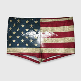 Мужские купальные плавки 3D с принтом Флаг США с белым орлом в Белгороде, Полиэстер 85%, Спандекс 15% |  | usa | америка | американец | америки | звездно полосатый | необычный | нью йорк | орел | соединенные | сша | флаг | штаты | янки