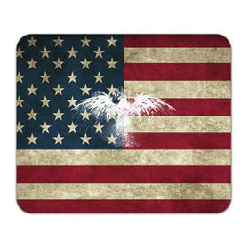 Коврик прямоугольный с принтом Флаг США с белым орлом в Белгороде, натуральный каучук | размер 230 х 185 мм; запечатка лицевой стороны | usa | америка | американец | америки | звездно полосатый | необычный | нью йорк | орел | соединенные | сша | флаг | штаты | янки
