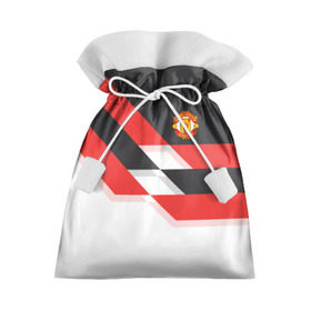 Подарочный 3D мешок с принтом Manchester United - Stripe в Белгороде, 100% полиэстер | Размер: 29*39 см | Тематика изображения на принте: manchester united | stripe | манчестер юнайтед | футбол