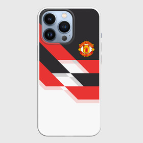 Чехол для iPhone 13 Pro с принтом Manchester United   Stripe в Белгороде,  |  | manchester united | stripe | манчестер юнайтед | футбол