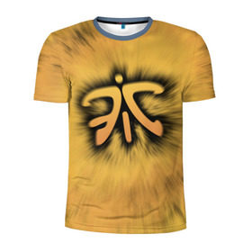 Мужская футболка 3D спортивная с принтом Team Fnatic в Белгороде, 100% полиэстер с улучшенными характеристиками | приталенный силуэт, круглая горловина, широкие плечи, сужается к линии бедра | cs | csgo | dota | dota 2 | fnatic | team fnatic | дота | киберспорт | кс | фнатики