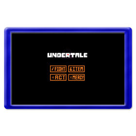 Магнит 45*70 с принтом Undertale в Белгороде, Пластик | Размер: 78*52 мм; Размер печати: 70*45 | Тематика изображения на принте: undertale