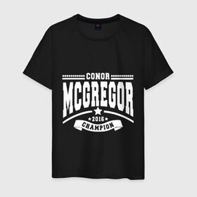 Мужская футболка хлопок с принтом Conor McGregor в Белгороде, 100% хлопок | прямой крой, круглый вырез горловины, длина до линии бедер, слегка спущенное плечо. | Тематика изображения на принте: champion | conor | fighter | ireland | mcgregor | mma | notorious | sport | ufc | warrior | боец | бой | бокс | воин | единоборства | ирландия | конор | макгрегор | мма | нокаут | нотариус | сила | спорт | чемпион