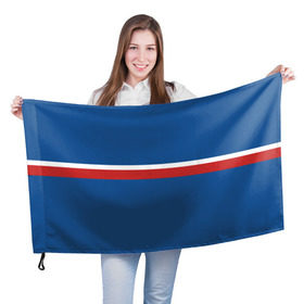 Флаг 3D с принтом RUSSIA YAAY в Белгороде, 100% полиэстер | плотность ткани — 95 г/м2, размер — 67 х 109 см. Принт наносится с одной стороны | yaay | екатеринбург | москва | россия