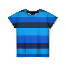 Детская футболка 3D с принтом Фк Зенит в Белгороде, 100% гипоаллергенный полиэфир | прямой крой, круглый вырез горловины, длина до линии бедер, чуть спущенное плечо, ткань немного тянется | Тематика изображения на принте: blue | champions | league | петербург | санкт | синий | форма