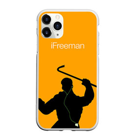 Чехол для iPhone 11 Pro матовый с принтом iFreeman в Белгороде, Силикон |  | freeman | gordon | half | halflife | hl | life | гордон | лайф | фримен | халва | халф | халфлайф | халява