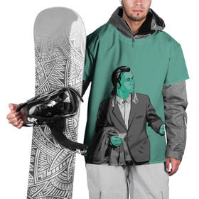 Накидка на куртку 3D с принтом Недоумевающий Винсент в Белгороде, 100% полиэстер |  | Тематика изображения на принте: pulp fiction | винсент вега | квентин | криминальное чтиво | мия уоллес | тарантино