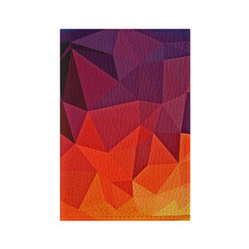 Обложка для паспорта матовая кожа с принтом Geometric в Белгороде, натуральная матовая кожа | размер 19,3 х 13,7 см; прозрачные пластиковые крепления | abstract | abstraction | color | geometry | mirror | polygon | абстракция | геометрия | грани | линии | полигоны | сочетания | треугольники
