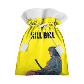 Подарочный 3D мешок с принтом Убить Билла в Белгороде, 100% полиэстер | Размер: 29*39 см | Тематика изображения на принте: kill bill | катана | квентин | меч | невеста | тарантино | ума турман