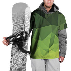 Накидка на куртку 3D с принтом Хаки геометрия в Белгороде, 100% полиэстер |  | зеленый | полигоны