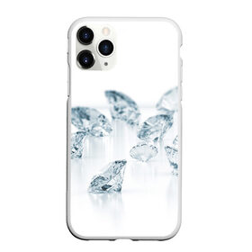 Чехол для iPhone 11 Pro матовый с принтом Brilliant в Белгороде, Силикон |  | beautiful | blue | bright | color | diamond | diamonds | mineral | minerals | original | stone | white | белое | белыйstones | богатство | бриллианты | голубое | камень | камни | красивое | красота | цвет