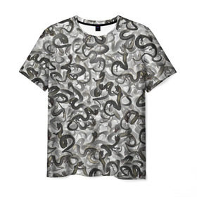 Мужская футболка 3D с принтом Китайские драконы в Белгороде, 100% полиэфир | прямой крой, круглый вырез горловины, длина до линии бедер | dragons | азия | белый | восток | восточный | дракон | китай | монстр | паттрен | текстура