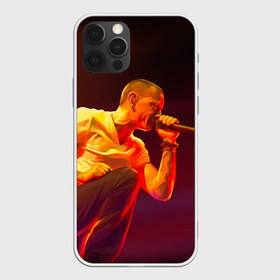 Чехол для iPhone 12 Pro Max с принтом Chester Bennington в Белгороде, Силикон |  | Тематика изображения на принте: chester bennington | рок