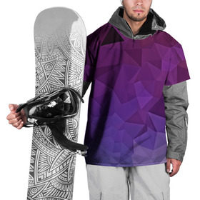 Накидка на куртку 3D с принтом Фиолетовые грани в Белгороде, 100% полиэстер |  | abstract | abstraction | color | geometry | mirror | polygon | абстракция | геометрия | грани | линии | полигоны | сочетания | стекло | треугольники
