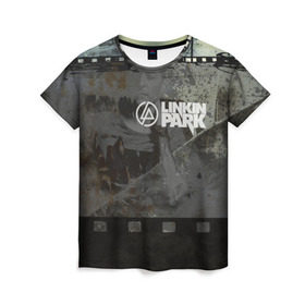 Женская футболка 3D с принтом Chester Linkin Park в Белгороде, 100% полиэфир ( синтетическое хлопкоподобное полотно) | прямой крой, круглый вырез горловины, длина до линии бедер | 