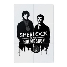 Магнитный плакат 2Х3 с принтом Sherlock Holmes в Белгороде, Полимерный материал с магнитным слоем | 6 деталей размером 9*9 см | 221b | detective | holmes | london | sherlock | англия | бенедикт | ватсон | детектив | доктор | камбербэтч | лондон | сериал | холмс | шерлок