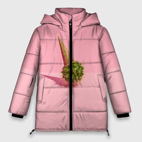 Женская зимняя куртка 3D с принтом Ванильный Кактус в Белгороде, верх — 100% полиэстер; подкладка — 100% полиэстер; утеплитель — 100% полиэстер | длина ниже бедра, силуэт Оверсайз. Есть воротник-стойка, отстегивающийся капюшон и ветрозащитная планка. 

Боковые карманы с листочкой на кнопках и внутренний карман на молнии | вафля | вкусняшка | еда | жара | иголки | кактусы | картина | лед | лето | мимими | мороженка | мороженое | необычный | пломбир | растение | рожок | розовый | сладкое | сюрреализм | тень | эскимо