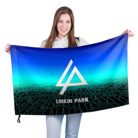 Флаг 3D с принтом Linkin Park в Белгороде, 100% полиэстер | плотность ткани — 95 г/м2, размер — 67 х 109 см. Принт наносится с одной стороны | 3d | chester bennington | grey daze | linkin park | stone temple pilots | альтернатива | беннингтон | музыка | честер