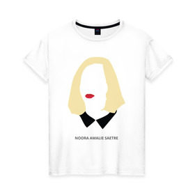 Женская футболка хлопок с принтом SKAM 7 в Белгороде, 100% хлопок | прямой крой, круглый вырез горловины, длина до линии бедер, слегка спущенное плечо | skam | скам | стыд