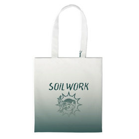 Сумка 3D повседневная с принтом Soilwork metal band logo в Белгороде, 100% полиэстер | Плотность: 200 г/м2; Размер: 34×35 см; Высота лямок: 30 см | 