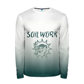 Мужской лонгслив 3D с принтом Soilwork metal band logo в Белгороде, 100% полиэстер | длинные рукава, круглый вырез горловины, полуприлегающий силуэт | 