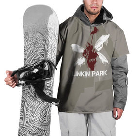 Накидка на куртку 3D с принтом Linkin Park - Hybrid logos в Белгороде, 100% полиэстер |  | 0x000000123 | chester | hybrid | linkin park | линкин парк
