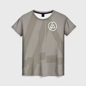 Женская футболка 3D с принтом Linkin Park Hoodie в Белгороде, 100% полиэфир ( синтетическое хлопкоподобное полотно) | прямой крой, круглый вырез горловины, длина до линии бедер | 0x000000123 | chester | linkin park | линкин парк