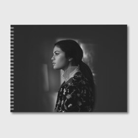 Альбом для рисования с принтом Selena Gomez в Белгороде, 100% бумага
 | матовая бумага, плотность 200 мг. | Тематика изображения на принте: selena gomez