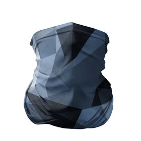 Бандана-труба 3D с принтом Camo - Black & Blue (Чёрно-синий камуфляж) в Белгороде, 100% полиэстер, ткань с особыми свойствами — Activecool | плотность 150‒180 г/м2; хорошо тянется, но сохраняет форму | 0x00000123 | camo | битый | камуфляж | пиксель | синий