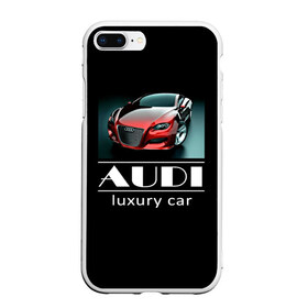 Чехол для iPhone 7Plus/8 Plus матовый с принтом AUDI luxury car в Белгороде, Силикон | Область печати: задняя сторона чехла, без боковых панелей | Тематика изображения на принте: ауди | машина