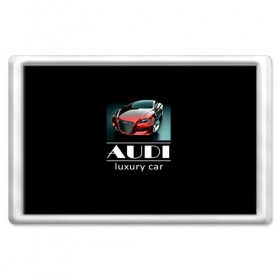 Магнит 45*70 с принтом AUDI luxury car в Белгороде, Пластик | Размер: 78*52 мм; Размер печати: 70*45 | Тематика изображения на принте: ауди | машина