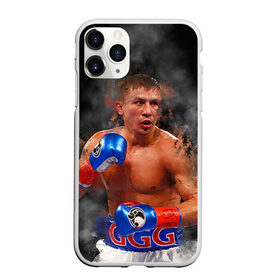 Чехол для iPhone 11 Pro матовый с принтом Геннадий Головкин в Белгороде, Силикон |  | fighting | ggg | боец | боксер | борьба | драки