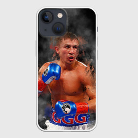 Чехол для iPhone 13 mini с принтом Геннадий Головкин в Белгороде,  |  | fighting | ggg | боец | боксер | борьба | драки