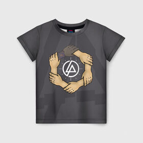 Детская футболка 3D с принтом Linkin Park в Белгороде, 100% гипоаллергенный полиэфир | прямой крой, круглый вырез горловины, длина до линии бедер, чуть спущенное плечо, ткань немного тянется | 0x000000123 | chester | linkin park | линкин парк