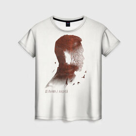 Женская футболка 3D с принтом Дельфин/Андрей в Белгороде, 100% полиэфир ( синтетическое хлопкоподобное полотно) | прямой крой, круглый вырез горловины, длина до линии бедер | дельфин