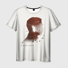 Мужская футболка 3D с принтом Дельфин/Андрей в Белгороде, 100% полиэфир | прямой крой, круглый вырез горловины, длина до линии бедер | дельфин