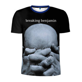 Мужская футболка 3D спортивная с принтом BREAKING BENJAMIN в Белгороде, 100% полиэстер с улучшенными характеристиками | приталенный силуэт, круглая горловина, широкие плечи, сужается к линии бедра | Тематика изображения на принте: breaking benjamin