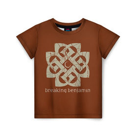 Детская футболка 3D с принтом BREAKING BENJAMIN в Белгороде, 100% гипоаллергенный полиэфир | прямой крой, круглый вырез горловины, длина до линии бедер, чуть спущенное плечо, ткань немного тянется | breaking benjamin