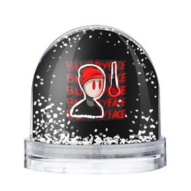 Снежный шар с принтом Blurryface в Белгороде, Пластик | Изображение внутри шара печатается на глянцевой фотобумаге с двух сторон | rock | t.o.p. | top | twenty one pilots | рок