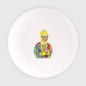 Тарелка с принтом Homer в Белгороде, фарфор | диаметр - 210 мм
диаметр для нанесения принта - 120 мм | bart | homer | simpsons | барт | гомер | еда | мультфильм | отец | папа | пончик | радуга | симпсоны | спрингфилд | хиппи | цвет