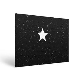 Холст прямоугольный с принтом Super Star в Белгороде, 100% ПВХ |  | Тематика изображения на принте: black | milk | блэк | брызги | звезда | милк | текстура | узор