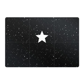 Магнитный плакат 3Х2 с принтом Super Star в Белгороде, Полимерный материал с магнитным слоем | 6 деталей размером 9*9 см | Тематика изображения на принте: black | milk | блэк | брызги | звезда | милк | текстура | узор
