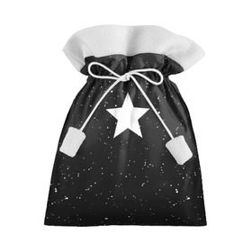 Подарочный 3D мешок с принтом Super Star в Белгороде, 100% полиэстер | Размер: 29*39 см | black | milk | блэк | брызги | звезда | милк | текстура | узор