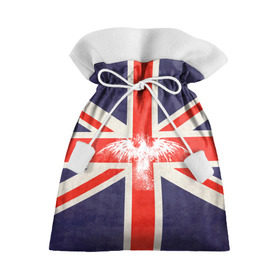 Подарочный 3D мешок с принтом Флаг Англии с белым орлом в Белгороде, 100% полиэстер | Размер: 29*39 см | london | англия | белый | брызги | великобритания | империя | клякса | крылья | лондон | необычный | объеденное королевство | орел | птица | символ | сокол | туманный альбион | флаг